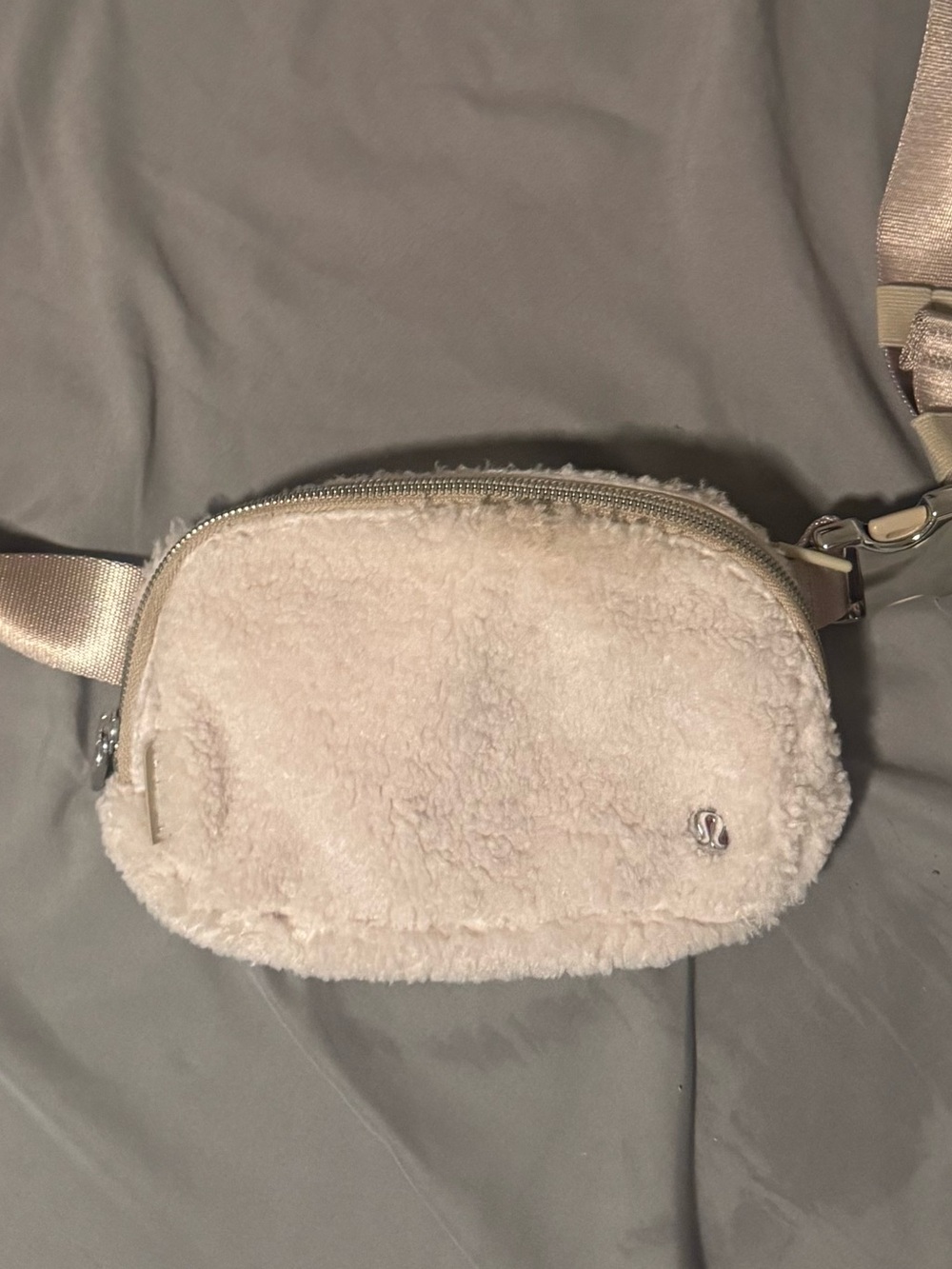 lululemon athletica Ivory Sherpa Crossbody Belt Bag